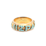 Turquoise Mizpah Ring-Charlotte Sayers Antique Jewellery