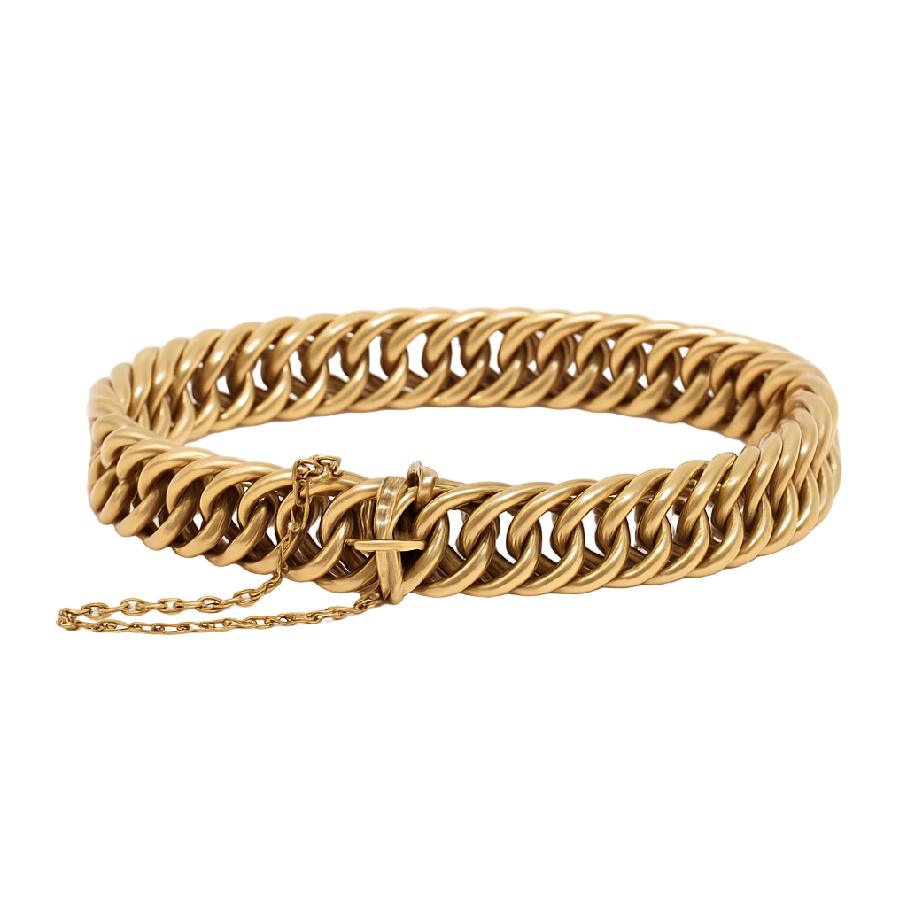 Victorian 15ct Gold Bangle-Charlotte Sayers Antique Jewellery