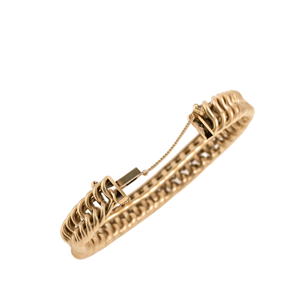 Victorian 15ct Gold Bangle-Charlotte Sayers Antique Jewellery