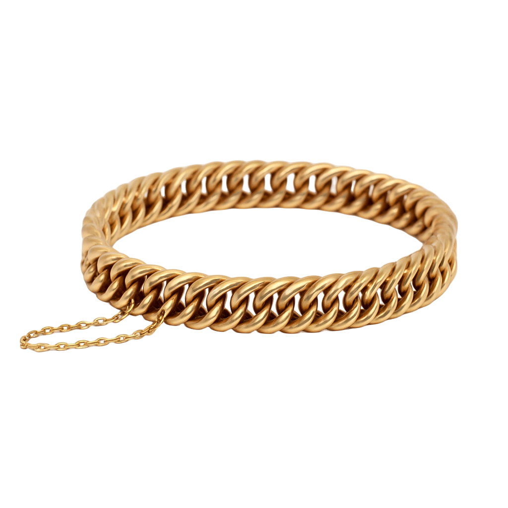 Victorian 15ct Gold Bangle-Charlotte Sayers Antique Jewellery