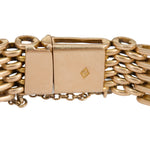 Victorian 15ct Gold Multi Gem Gate Bracelet-Charlotte Sayers Antique Jewellery