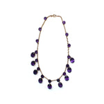 Victorian 18ct Amethyst Necklace-Charlotte Sayers Antique Jewellery