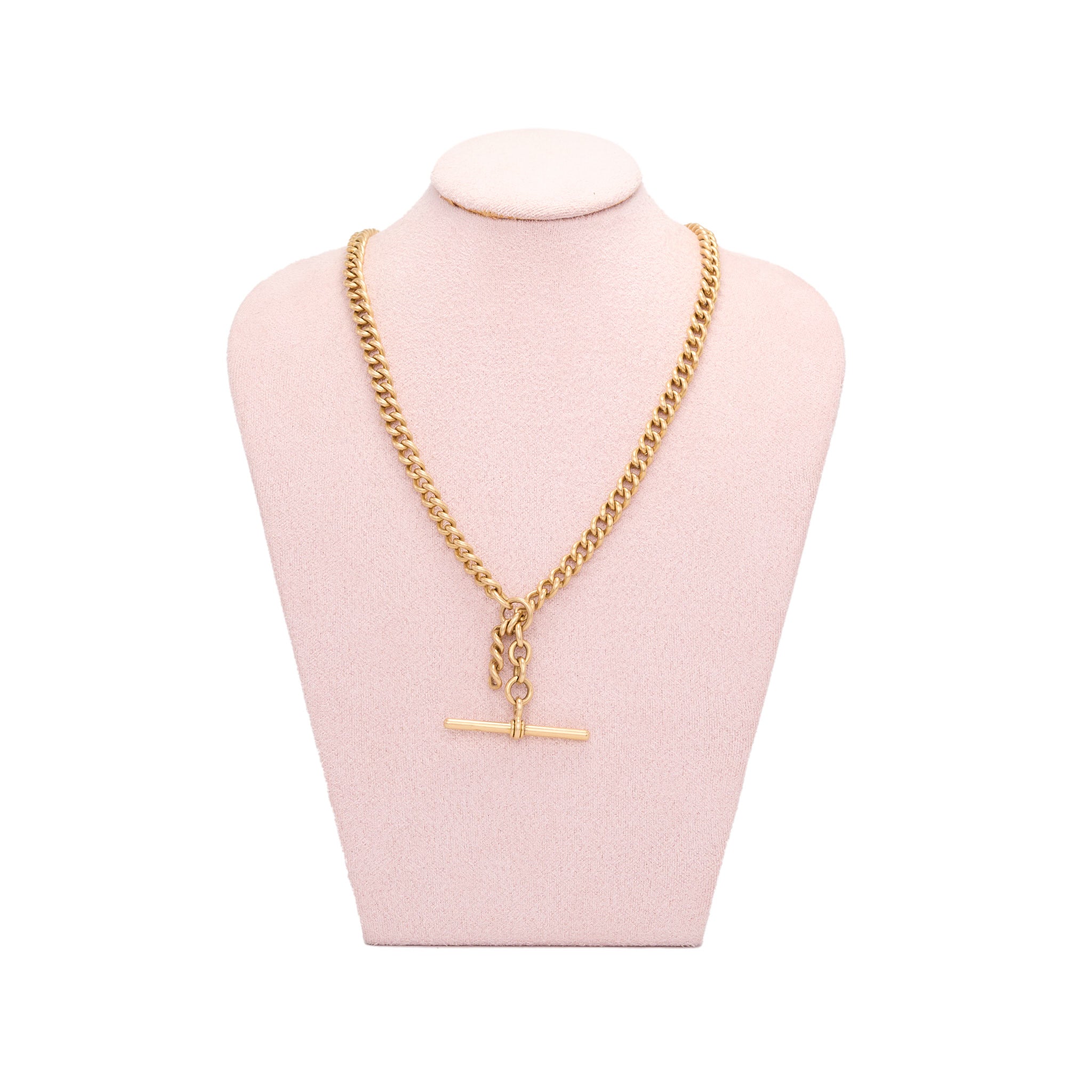 Victorian 18ct Gold Albert Chain-Charlotte Sayers Antique Jewellery