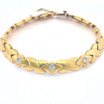 Victorian 18ct Gold and Diamond Bracelet-Charlotte Sayers Antique Jewellery