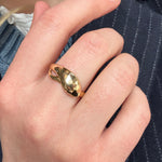 Victorian 18ct Hallmarked Snake Ring-Charlotte Sayers Antique Jewellery