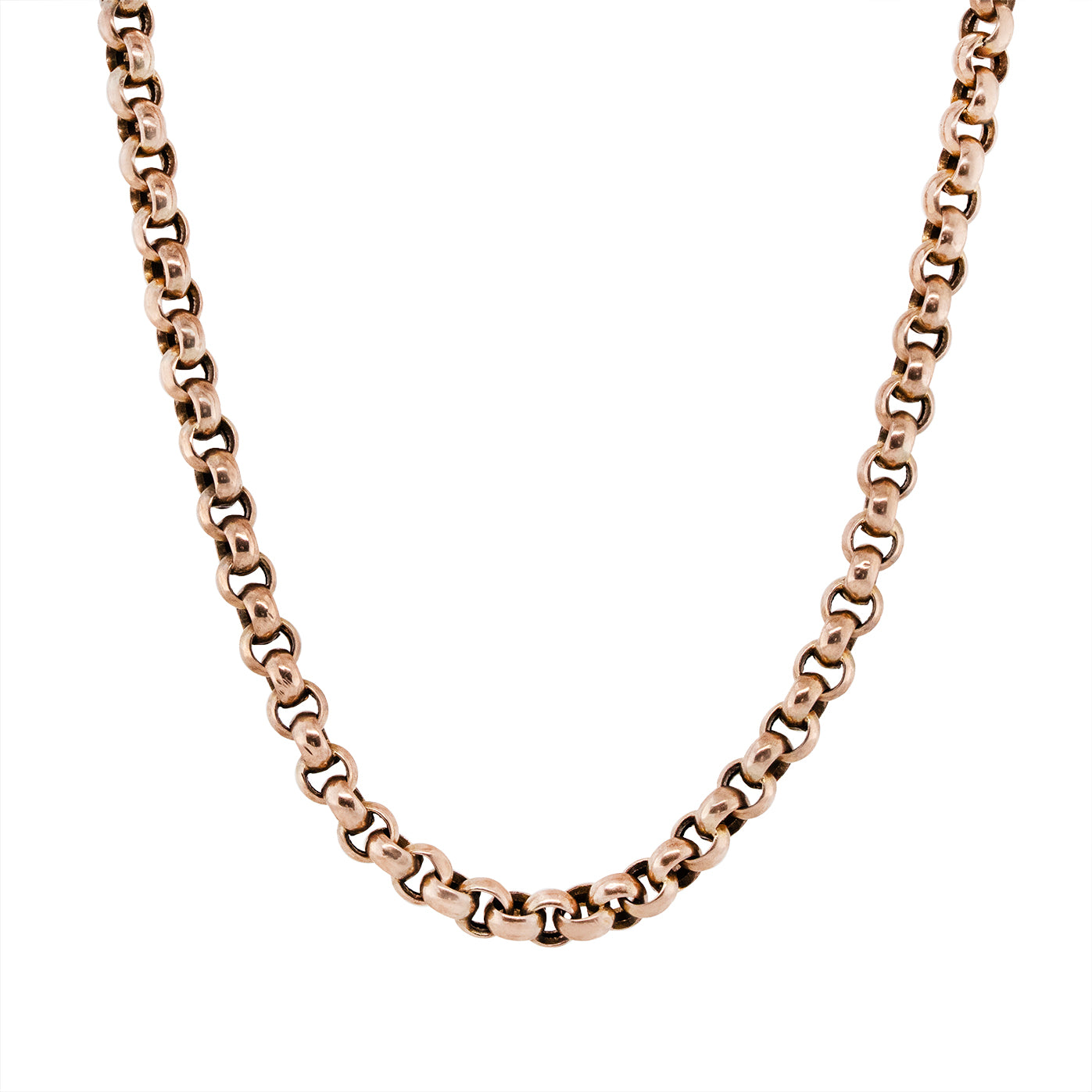 Victorian 9ct Guard Chain-Charlotte Sayers Antique Jewellery