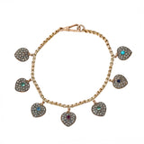 Victorian Acrostic 'DEAREST' Bracelet-Charlotte Sayers Antique Jewellery