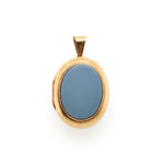 Victorian Agate Gold Locket-Charlotte Sayers Antique Jewellery