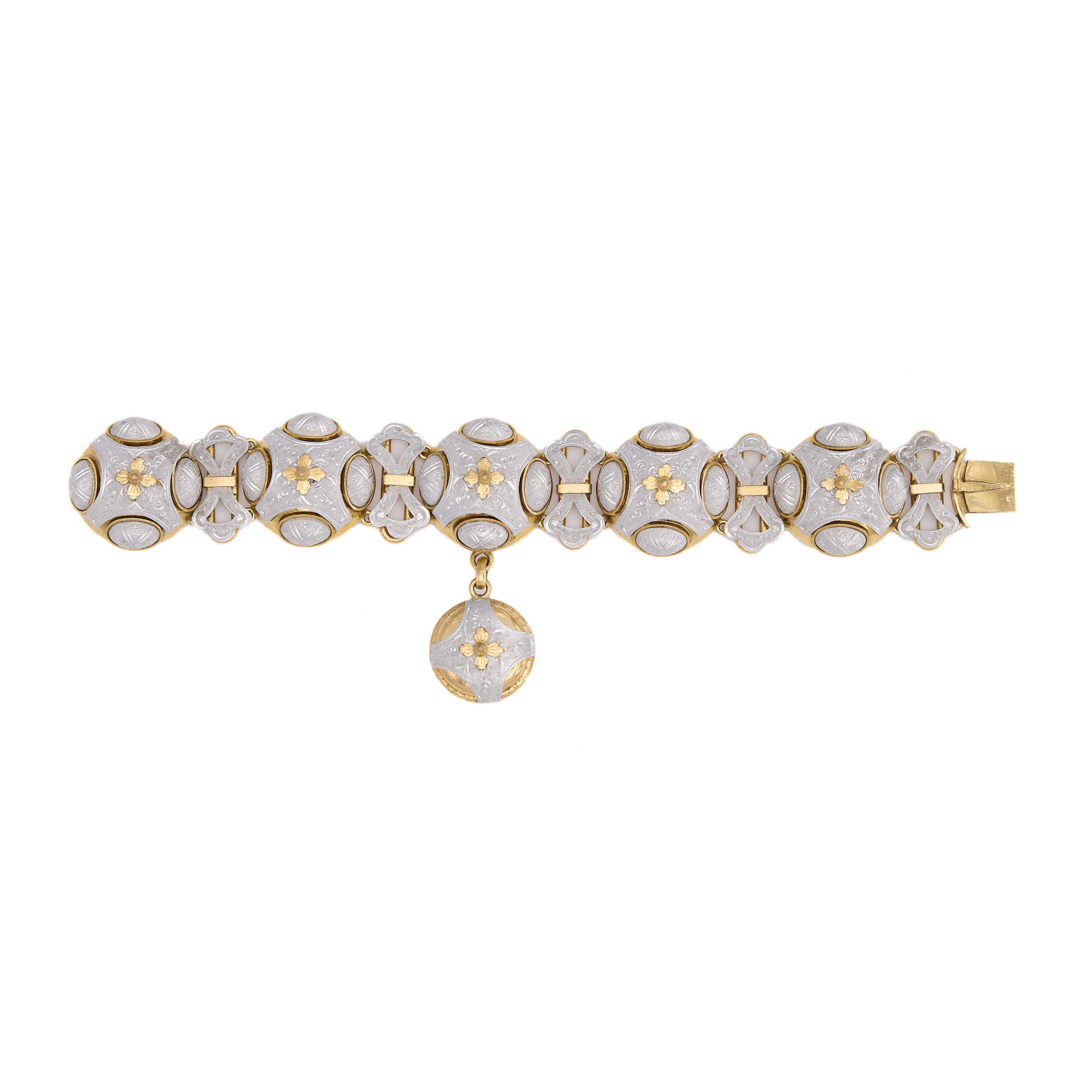 Victorian Aluminium Bracelet-Charlotte Sayers Antique Jewellery