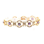 Victorian Amethyst Bracelet-Charlotte Sayers Antique Jewellery