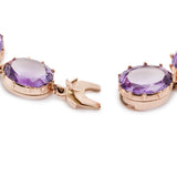 Victorian Amethyst Bracelets-Charlotte Sayers Antique Jewellery