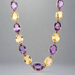 Victorian Amethyst Citrine Rivière-Charlotte Sayers Antique Jewellery