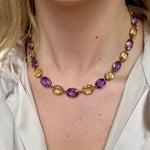 Victorian Amethyst Citrine Rivière-Charlotte Sayers Antique Jewellery