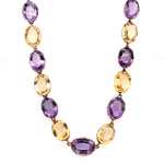 Victorian Amethyst Citrine Rivière-Charlotte Sayers Antique Jewellery