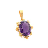 Victorian Amethyst Pendant-Charlotte Sayers Antique Jewellery