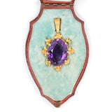 Victorian Amethyst Pendant-Charlotte Sayers Antique Jewellery