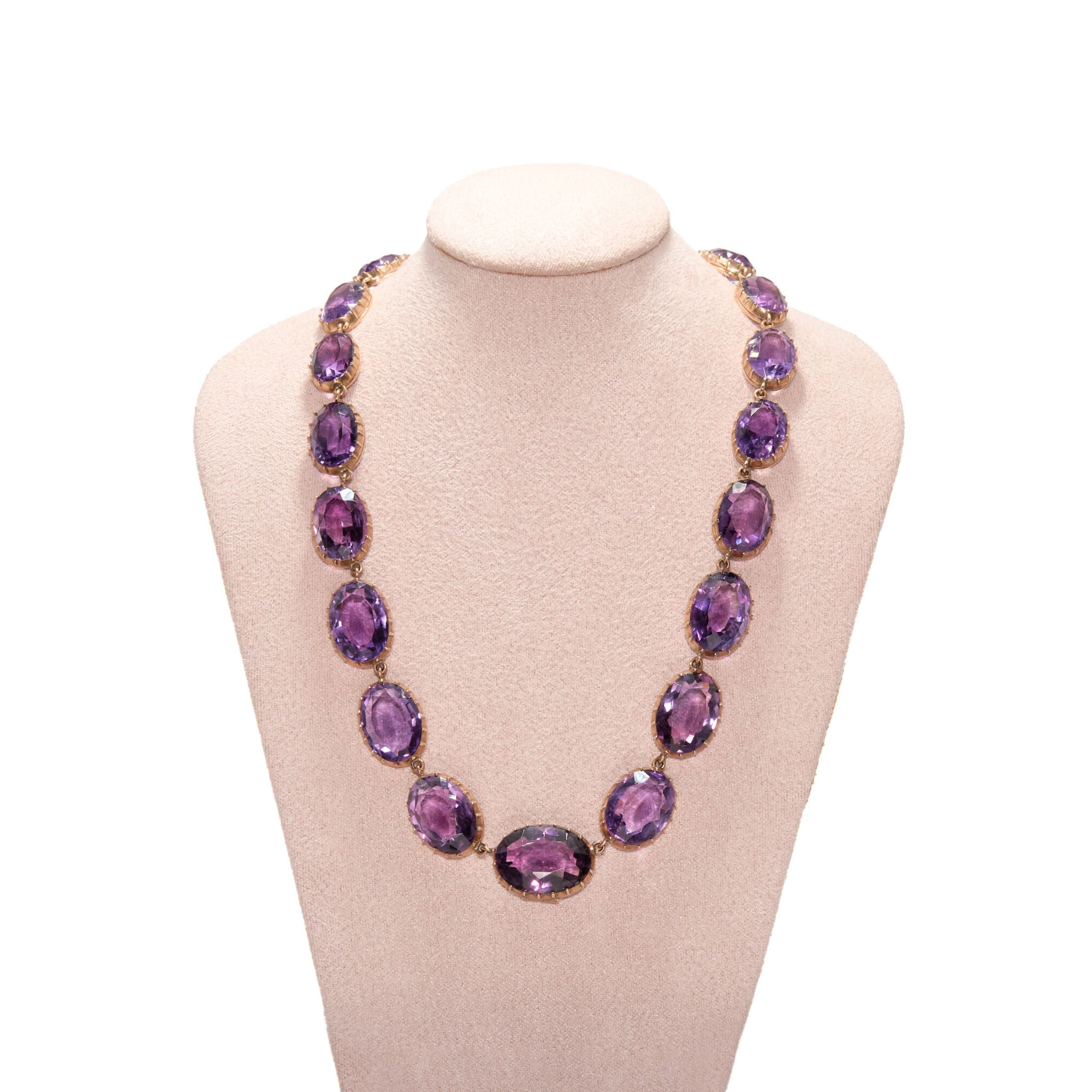 Victorian Amethyst Rivière-Charlotte Sayers Antique Jewellery