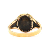 Victorian Anchor Mourning Ring-Charlotte Sayers Antique Jewellery