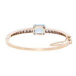 Victorian Aquamarine Bangle-Charlotte Sayers Antique Jewellery