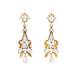 Victorian Aquamarine Earrings-Charlotte Sayers Antique Jewellery