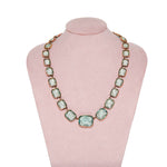 Victorian Aquamarine Paste Rivière-Charlotte Sayers Antique Jewellery