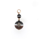 Victorian Banded Agate Pendant-Charlotte Sayers Antique Jewellery