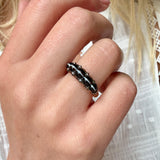 Victorian Banded Agate Ring-Charlotte Sayers Antique Jewellery