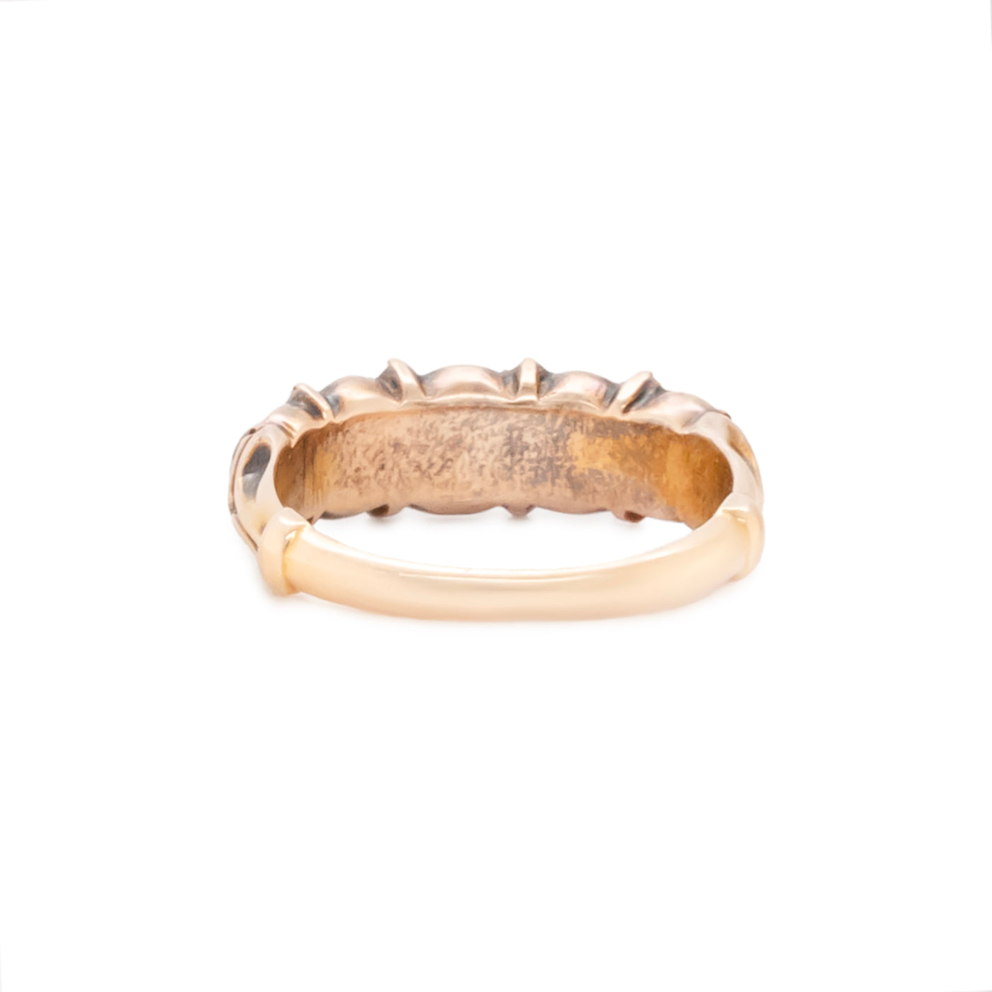 Victorian Banded Agate Ring-Charlotte Sayers Antique Jewellery