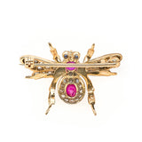 Victorian Bee Brooch-Charlotte Sayers Antique Jewellery