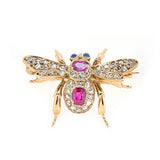 Victorian Bee Brooch-Charlotte Sayers Antique Jewellery