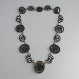 Victorian Berlin Iron Cameo Necklace-Charlotte Sayers Antique Jewellery