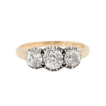 Victorian Bezel Set Old Cut Diamond Ring-Charlotte Sayers Antique Jewellery