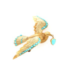 Victorian Bird Brooch-Charlotte Sayers Antique Jewellery