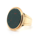 Victorian Bloodstone Signet Ring-Charlotte Sayers Antique Jewellery