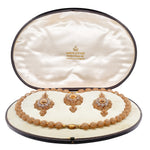 Victorian Boxed Hair Suite-Charlotte Sayers Antique Jewellery