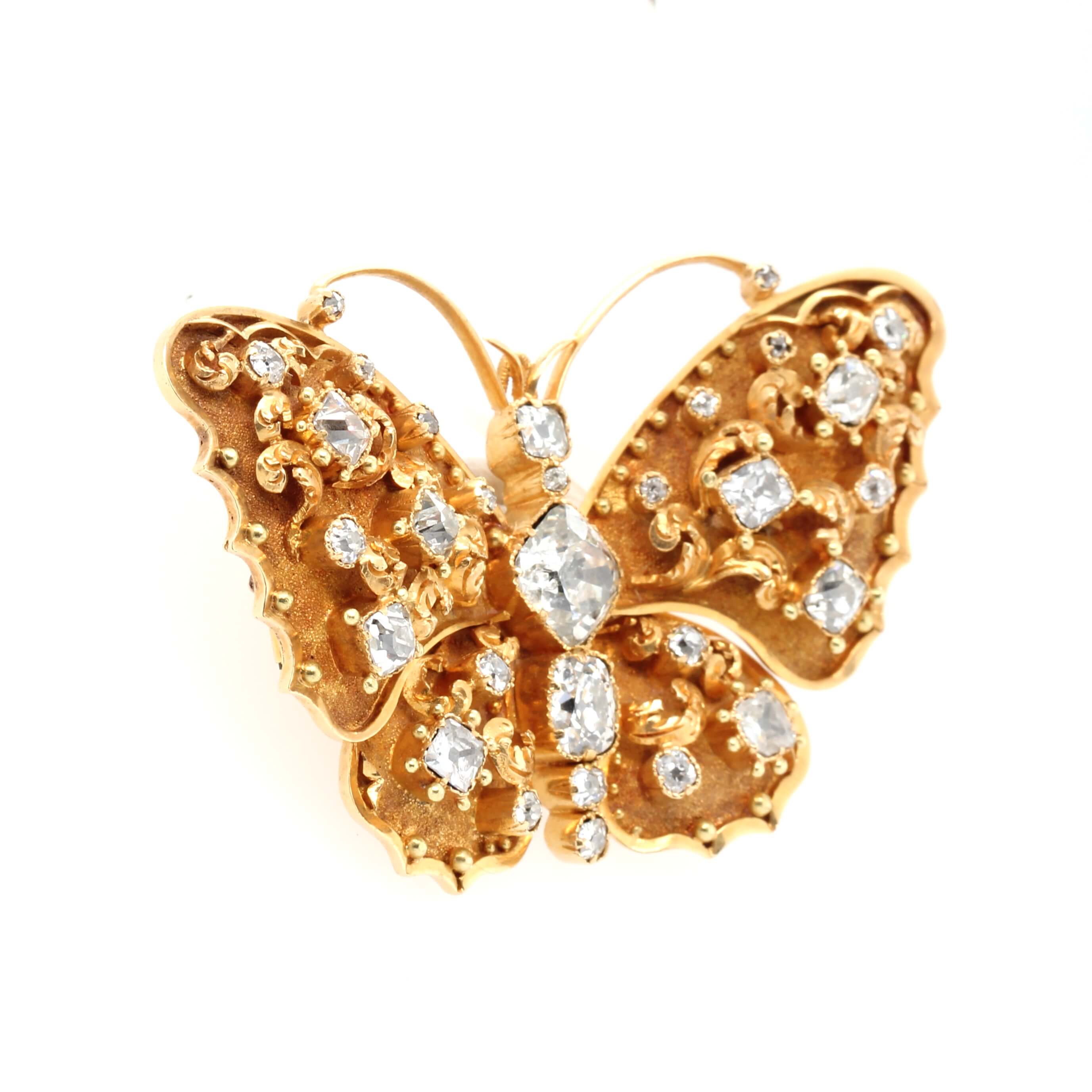 Victorian Butterfly Brooch-Charlotte Sayers Antique Jewellery