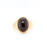 Victorian Cabochon Garnet Ring-Charlotte Sayers Antique Jewellery