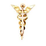 Victorian Caduceus Brooch-Charlotte Sayers Antique Jewellery