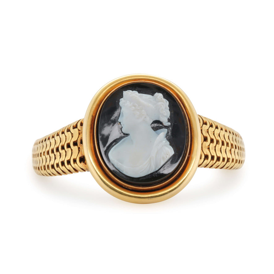 Victorian Cameo Bracelet-Charlotte Sayers Antique Jewellery