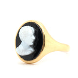 Victorian Cameo Ring of Byron-Charlotte Sayers Antique Jewellery