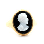 Victorian Cameo Ring of Byron-Charlotte Sayers Antique Jewellery