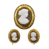 Victorian Cameo Set Suite-Charlotte Sayers Antique Jewellery