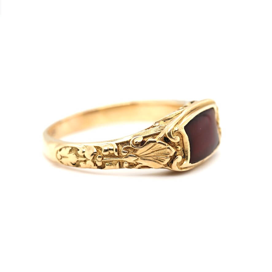 Victorian Carnelian Ring-Charlotte Sayers Antique Jewellery