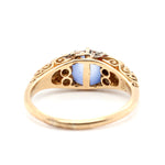 Victorian Chalcedony Diamond Ring-Charlotte Sayers Antique Jewellery