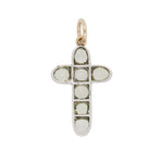 Victorian Chrysolite Cross Pendant-Charlotte Sayers Antique Jewellery