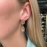 Victorian Citrine Drop Earrings-Charlotte Sayers Antique Jewellery
