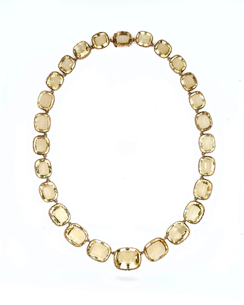 Victorian Citrine Rivière-Charlotte Sayers Antique Jewellery