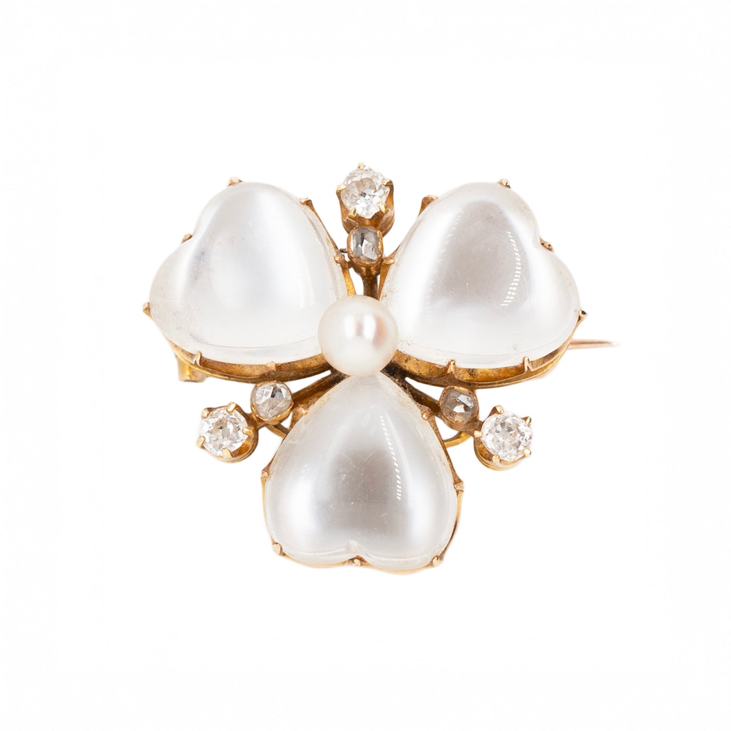 Victorian Clover Brooch-Charlotte Sayers Antique Jewellery