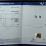 Victorian Collet Set Old Mine Cut Diamond Earrings-Charlotte Sayers Antique Jewellery