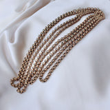 Victorian Continental 8ct Guard Chain-Charlotte Sayers Antique Jewellery